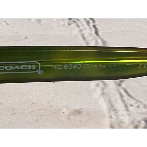 Coach New York Brooklyn Eyeglass Frames Tortoise Shell Brown Green Trendy Twee - Picture 14 of 15